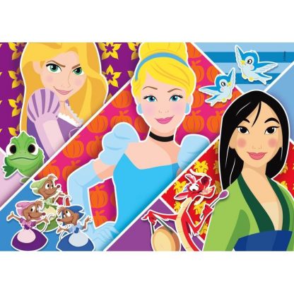 2x20 db-os SuperColor puzzle - Disney Hercegnők