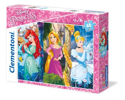60 db-os SuperColor Maxi puzzle - Disney Hercegnők