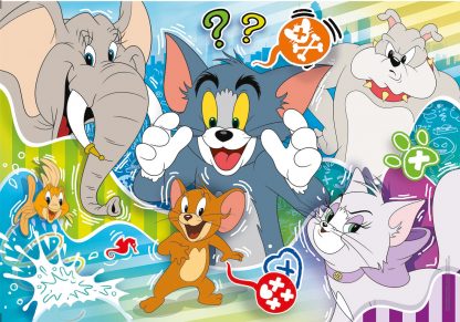 104 db-os SuperColor puzzle - Tom és Jerry 3.