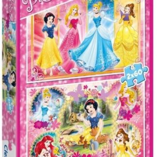 2x60 db-os SuperColor puzzle - Disney Hercegnők